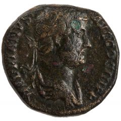 Dupondius or As - Hadrian FELICITAS AVG S C, Felicitas