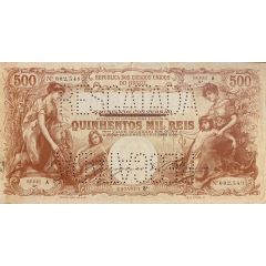 500 Mil Réis Thesouro Nacional, 8th. Print