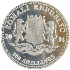 100 Shillings Elephants at Night