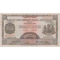 20 Dollars Barclay`s Bank
