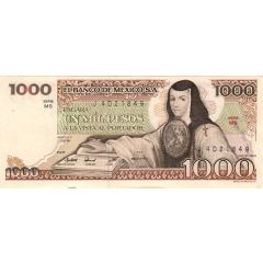 1000 Pesos `BANCO DE MEXICO S.A.