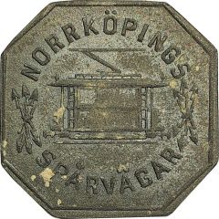 5 Öre - Tram Token Norrköpings Spårvägar Norrkoping