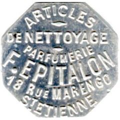 25 Centimes - F. Epitalon parfumerie - St-Etienne