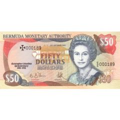 50 Dollars - Elizabeth II Christopher Columbus