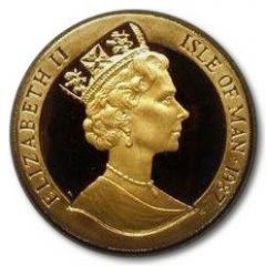1/2 Crown - Elizabeth II Bicentenary of America`s Constitution