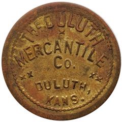 50 Cents - The Duluth Mercantile Co. Duluth, Kansas