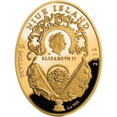 5 Dollars - Elizabeth II Rosebud Egg