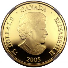 75 Dollars - Elizabeth II Pope John Paul II