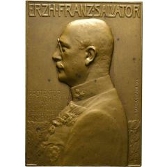 Plaquette - Archduke Franz Salvator