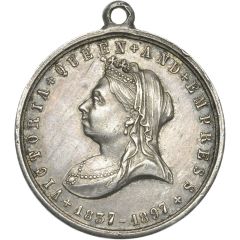 Medal - Victoria Diamond Jubilee; British Residents of California