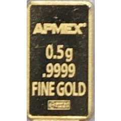 1/2 Gram Gold APMEX