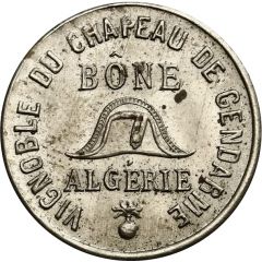 50 Centimes - Bône Chamber of Commerce - Vignoble du Chapeau de Gendarme