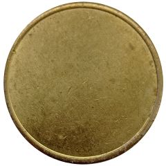 Blank Token Brass/with rim/20mm