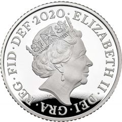 10 Pence - Elizabeth II 5th portrait, Royal Shield, Silver Proof