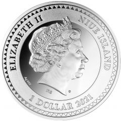 1 Dollar - Elizabeth II Mermaid