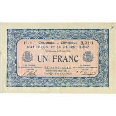 1 Franc - Chambres de commerce d`Alençon et de Flers [61]