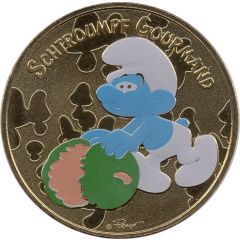 Monnaie de Paris Tourist Token - Les Schtroumpfs Schtroumpf gourmand