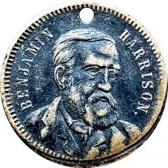 Token - Benjamin Harrison / Levi P Norton