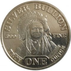 Indian Chief Silver Bullion Round