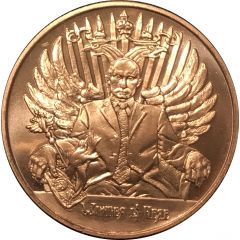 1 oz. Copper Winter is Here - Vladimir Putin