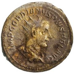 Antoninianus - Gordian III MARS PROPVGNAT, Mars