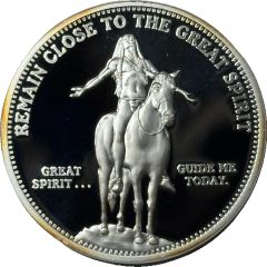 Medal - Native American Journey Remain Close to the Great Spirit