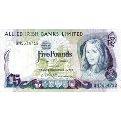 5 Pounds Allied Irish Banks