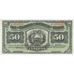 50 Centavos Tesoreria de la República