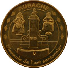 Tourist token - Monnaie de Paris - Aubagne - Provence terre d`argile - Biennale de l`art santonnier