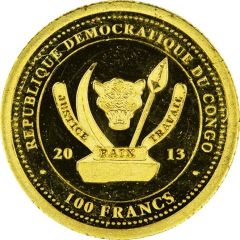 100 Francs Rhino