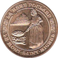 Monnaie de Paris Tourist Token - Le Mont-Saint-Michel La Mère Poulard