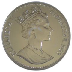 1 Crown - Elizabeth II Skiing, Silver Proof