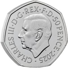 50 Pence - Charles III End of World War II