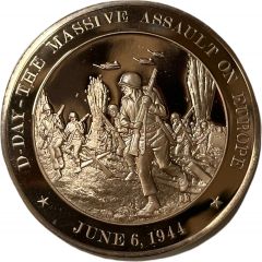Medal - History of the United States D-Day - The Massive Assault on Europe