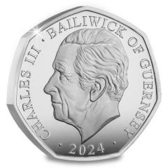 50 Pence - Charles III Gabriel, Silver