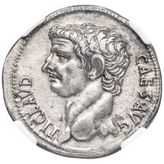 Cistophorus - Claudius ROM ET AVG COM ASI, Roma