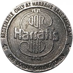 1 Dollar Gaming Token - Harrah’s Lake Tahoe, Nevada