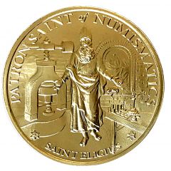 2 Ounce Silver - Saint Eligius
