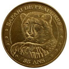 Tourist token - Monnaie de Paris - Safari de Peaugres - The baby cheetah