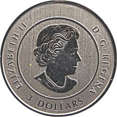 3 Dollars - Elizabeth II Spirit of Canada
