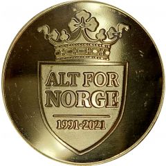Medal - Alt For Norge 1991-2021