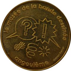 Tourist token - Monnaie de Paris - Angoulême - Le musée de la Bande-Dessinée