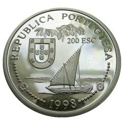 200 Escudos India, Silver