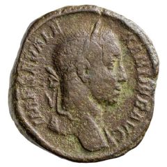Sestertius - Severus Alexander P M TR P VIII COS III P P S C, Libertas