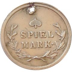 Token - Whist Spielmarke, Spade