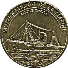Token - Médailles et Patrimoine Brest - Musée de la marine - Razzle Dazzle