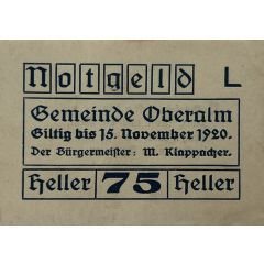 75 heller Oberalm