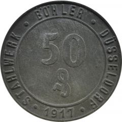 50 Pfennig - Düsseldorf Stahlwerk Böhler