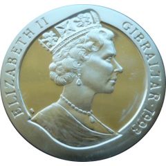 1 Crown - Elizabeth II H.M.S. Warspite, Silver Proof