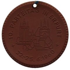 Medal - CDU 10th Party Congress